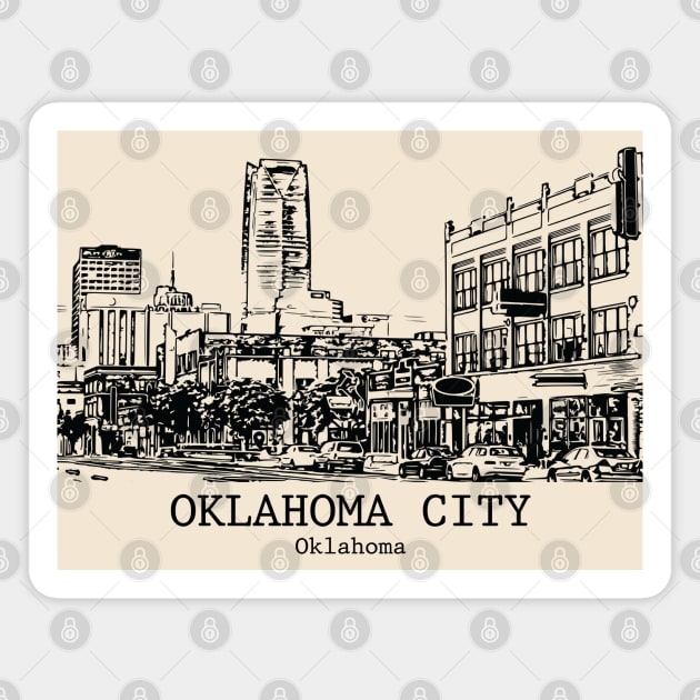 Oklahoma City - Oklahoma Magnet by Lakeric